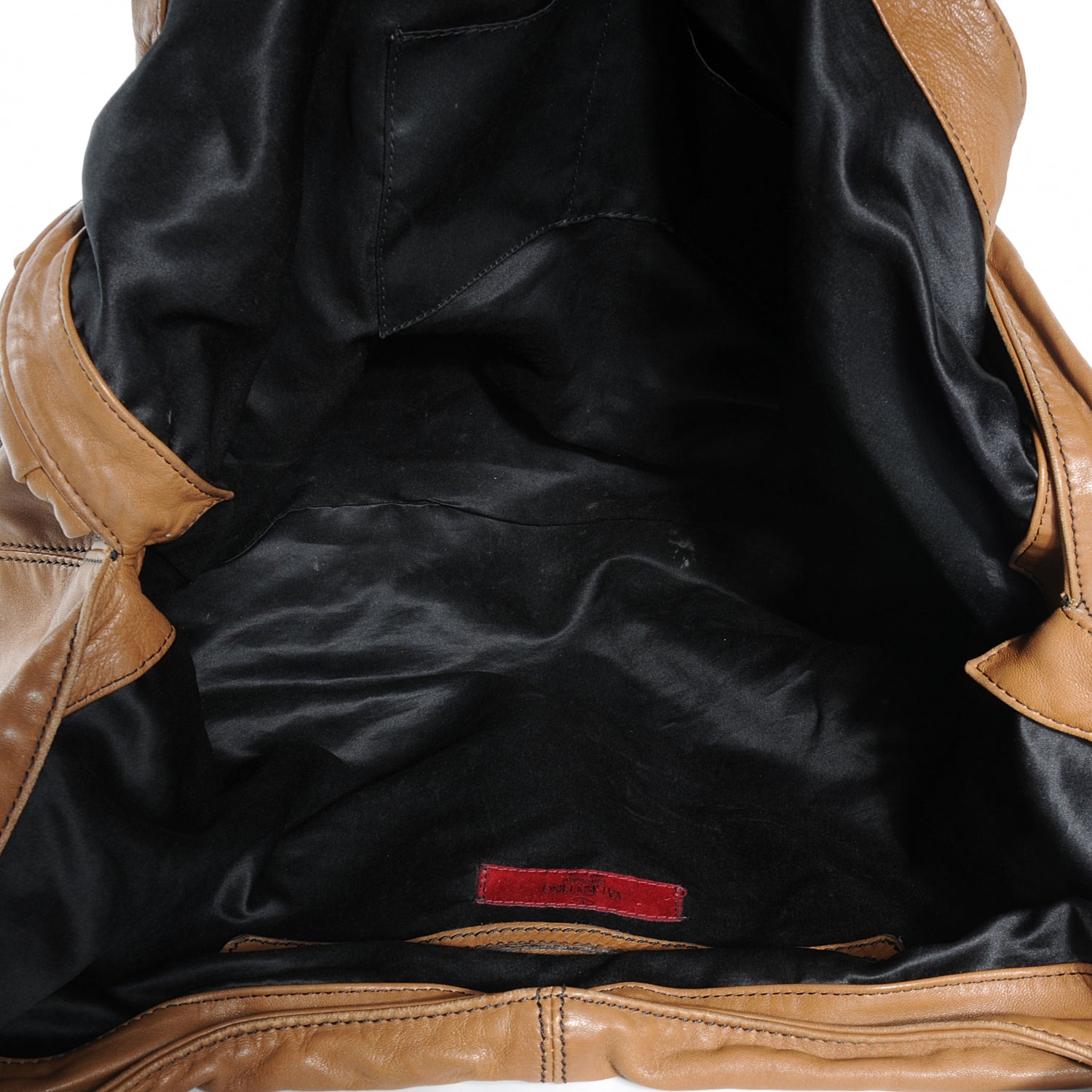 Valentino Garavani Nappa Premier Bow Hobo Brown 7 of 10