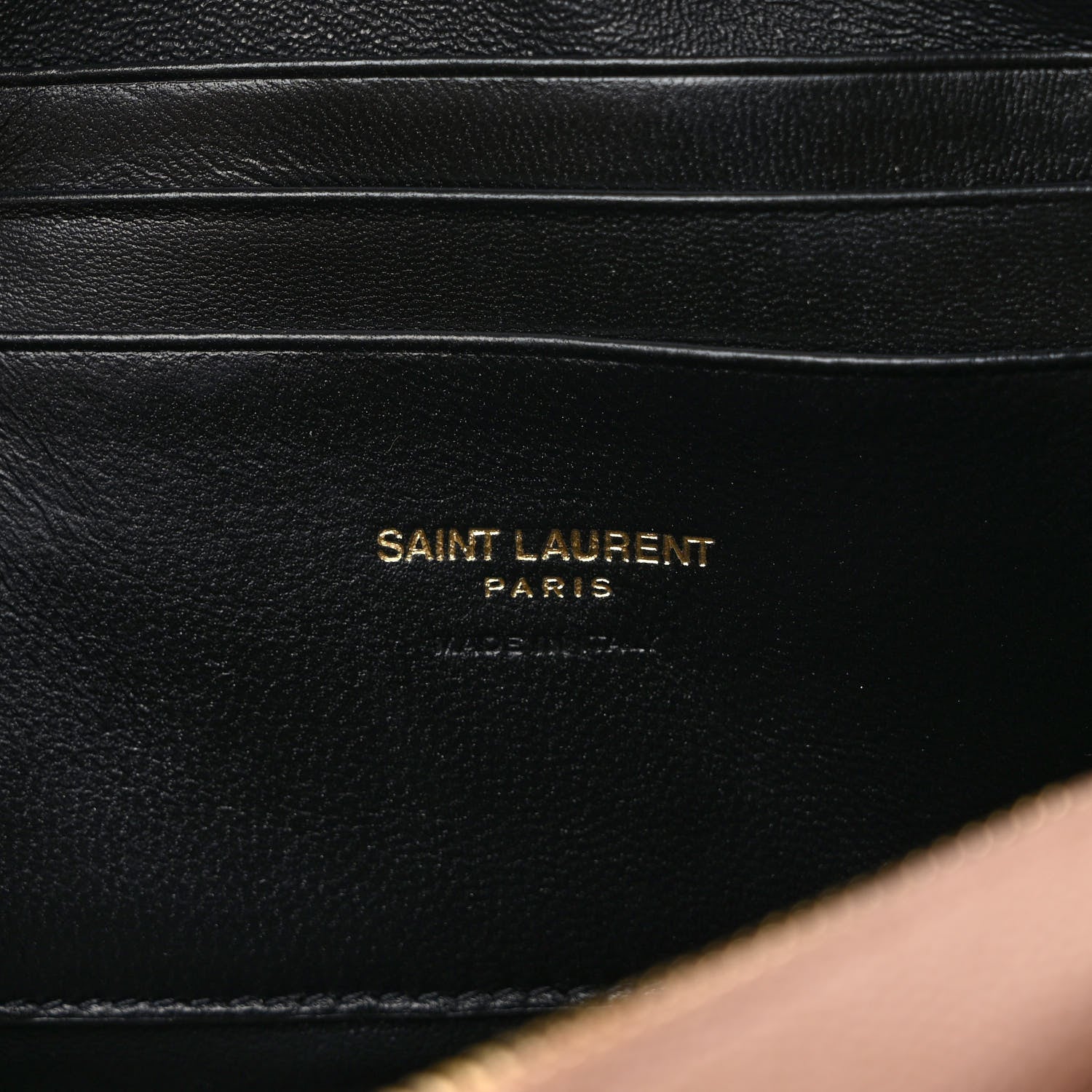 Saint Laurent Grain De Poudre Matelasse Monogram Mini Lou Camera Bag Vintage Peach 6 of 10