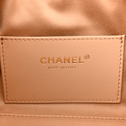 Chanel Caviar Quilted Mini Chanel 25 Handbag Beige 6 of 11