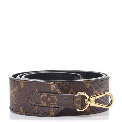 Louis Vuitton Monogram Bandouliere Shoulder Strap Black 1 of 7