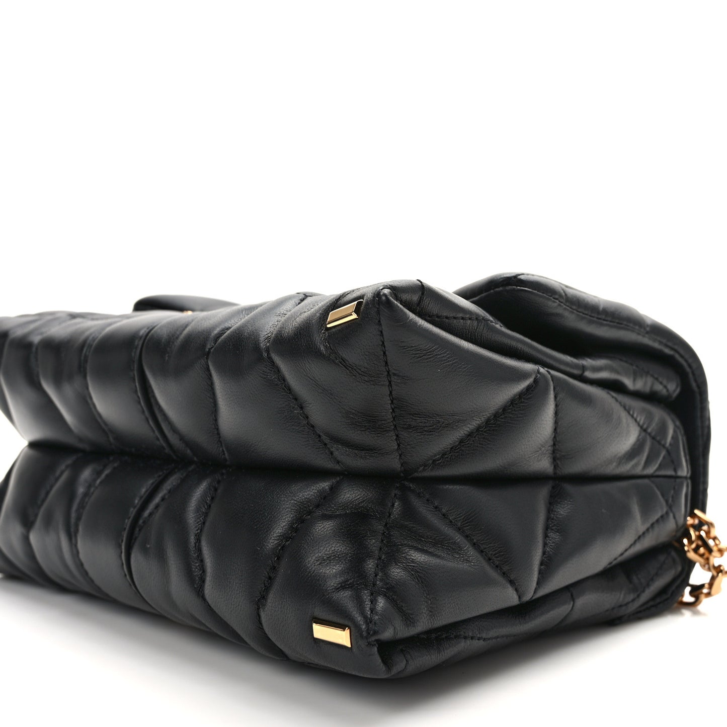 Nappa Quilted Kleio Shoulder Bag Black