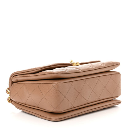 Chanel Caviar Quilted Coco First Flap Beige 4 of 11