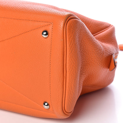 Hermes Taurillon Clemence Victoria II 35 Orange 10 of 10
