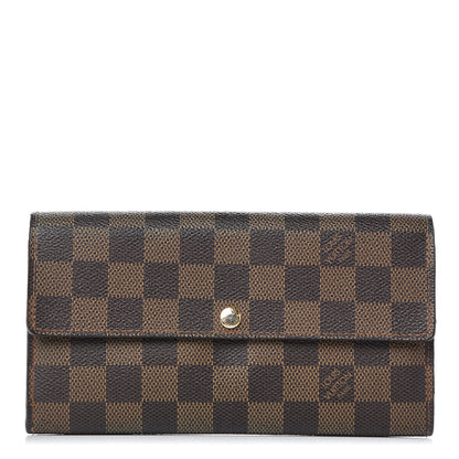 Louis Vuitton Damier Ebene Sarah Wallet 1 of 7