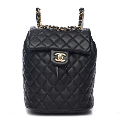 Chanel Calfskin Quilted Mini Urban Spirit Backpack Black 1 of 10