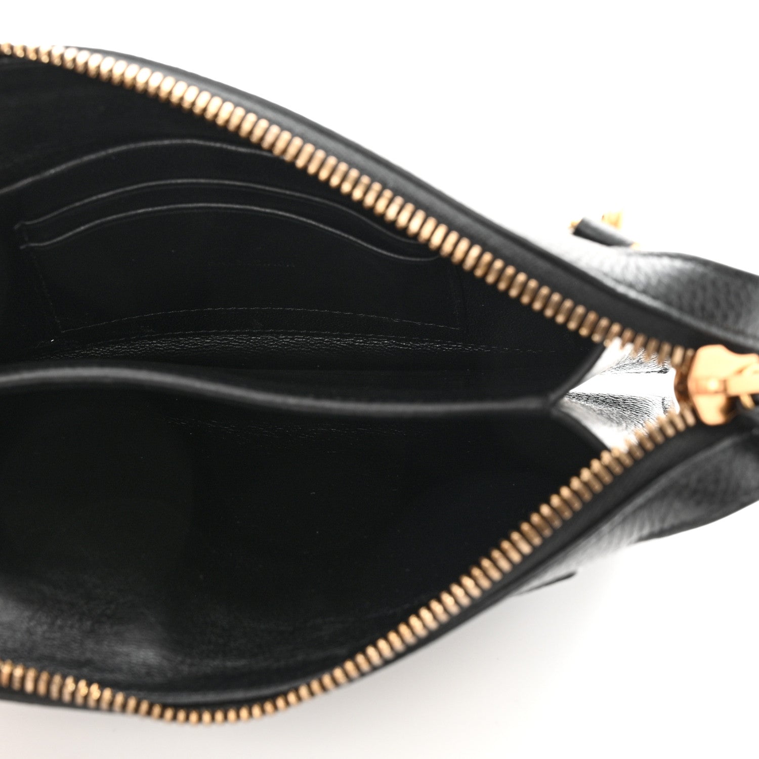 Balenciaga Grained Calfskin Neo Classic Gold Hardware Multipouch Black 5 of 11