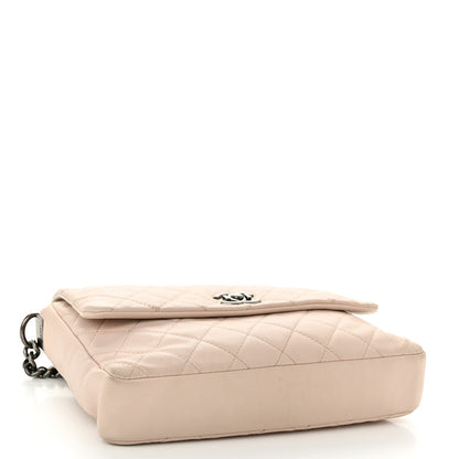 Chanel Calfskin Quilted Couture Messenger Light Pink 4 of 12