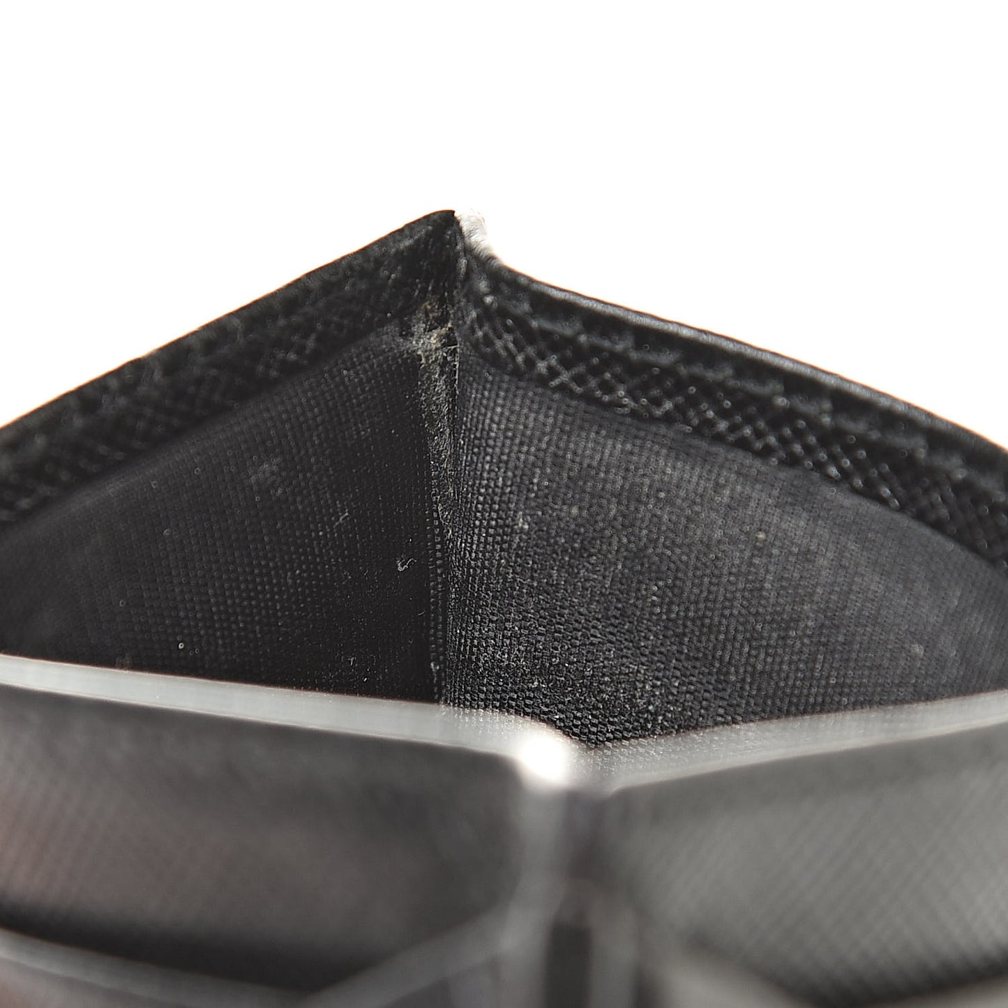 Saffiano Card Case Black