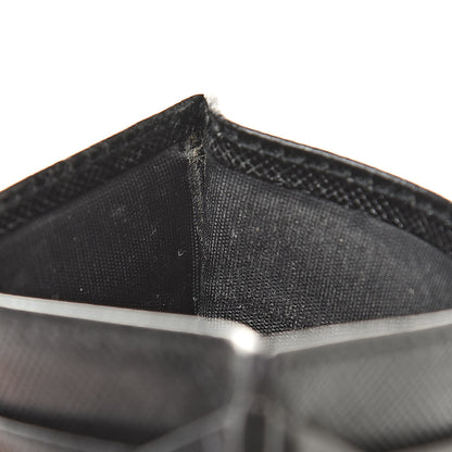 Prada Saffiano Card Case Black 10 of 10