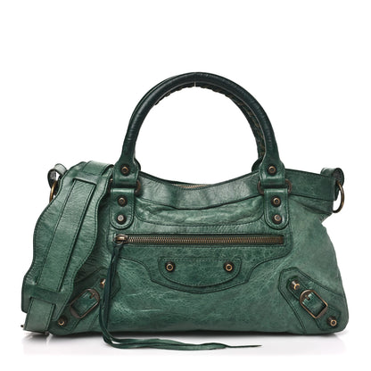 Balenciaga Chevre Classic Hardware First Emeraude 1 of 13