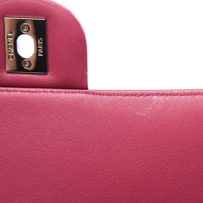 Chanel Patent Quilted Large Coco Shine Flap Pink 9 of 10