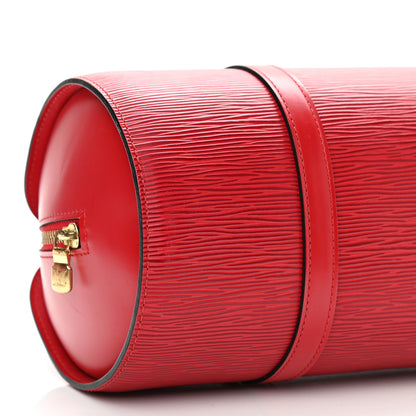 Louis Vuitton Epi Soufflot Castillan Red 9 of 13
