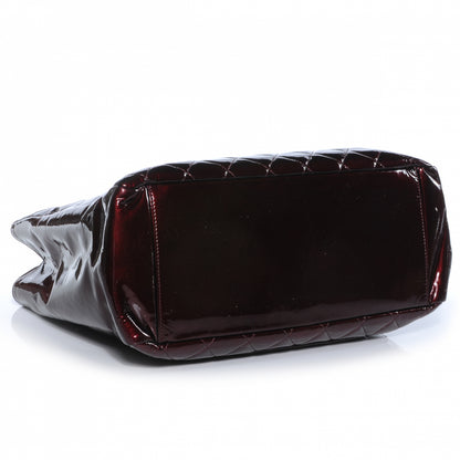 Chanel Patent Grand Shopping Tote GST Bordeaux 4 of 7
