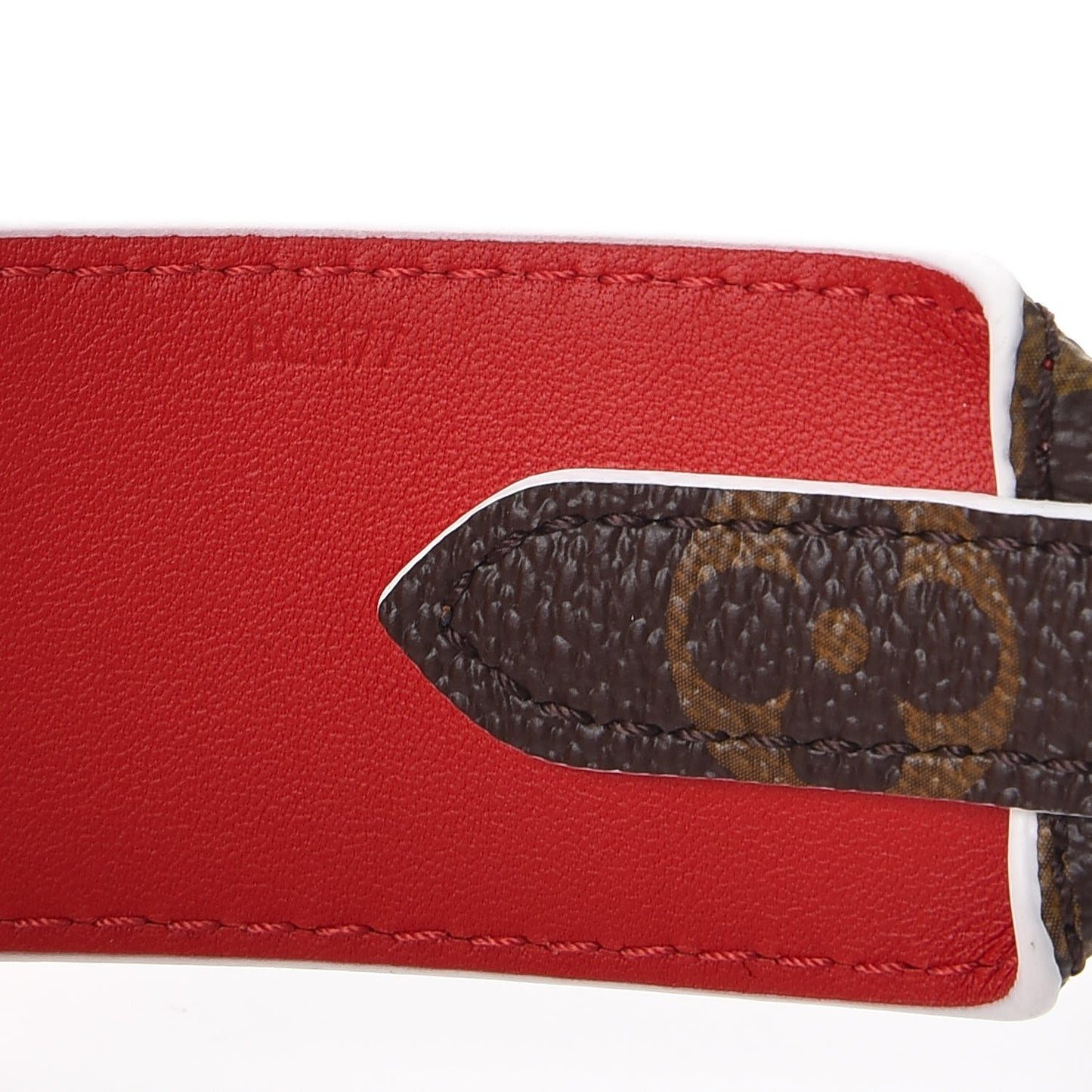 Monogram Bandouliere Shoulder Strap Red