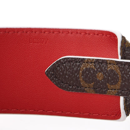 Louis Vuitton Monogram Bandouliere Shoulder Strap Red 7 of 9