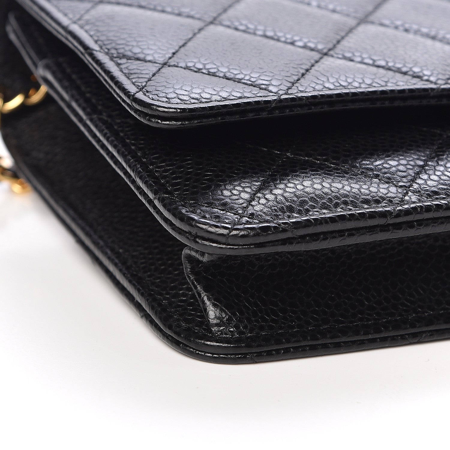Chanel Caviar Quilted Wallet On Chain WOC Black 9 of 11