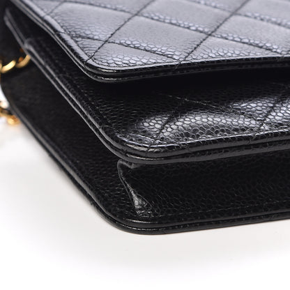Chanel Caviar Quilted Wallet On Chain WOC Black 9 of 11