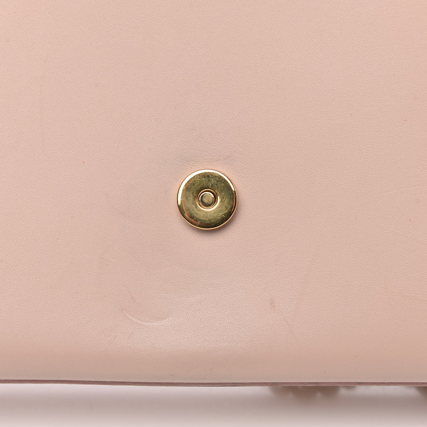 Smooth Calfskin Classic Monogram Kate Tassel Chain Wallet Pale Blush
