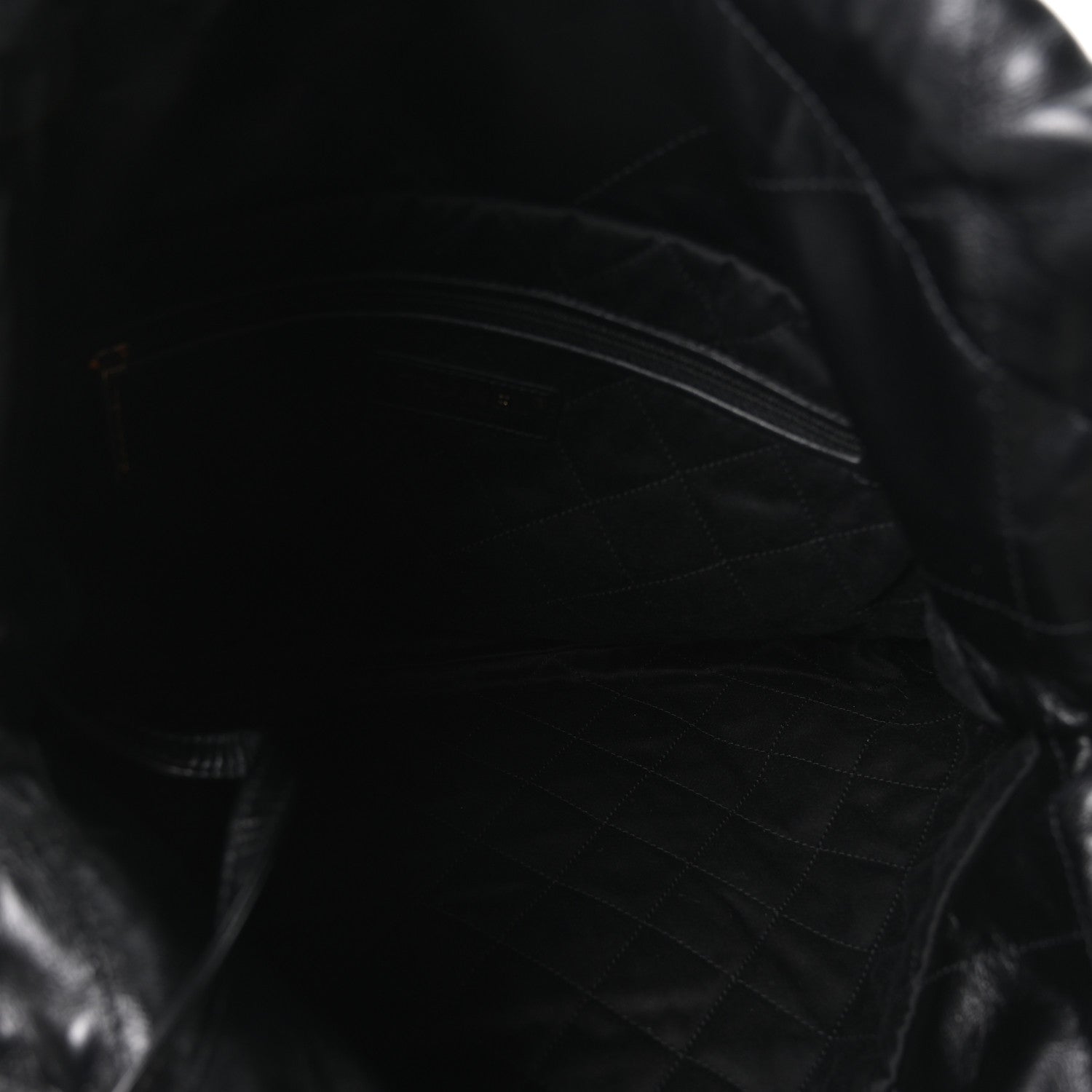 Chanel Shiny Calfskin Quilted Small Chanel 22 Black 6 of 11