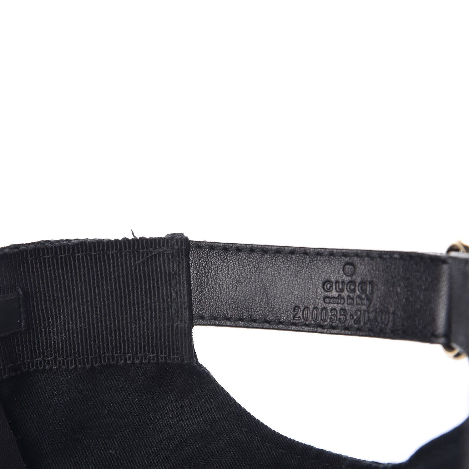 Gucci Monogram Web Baseball Hat L Black 6 of 6