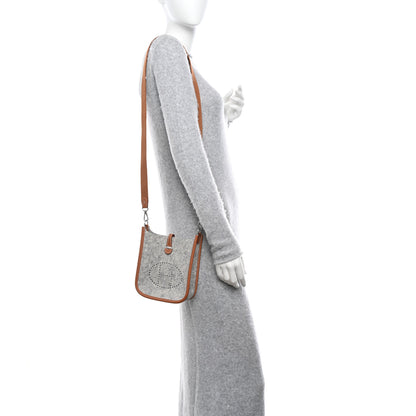 Hermes Feutre Swift Evelyne TPM Gris Clair Gold 2 of 10