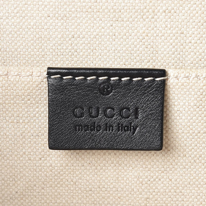 Gucci Calfskin Bamboo Web Large Dionysus Top Handle Bag Black Bright Evergreen Hibiscus Red 8 of 9