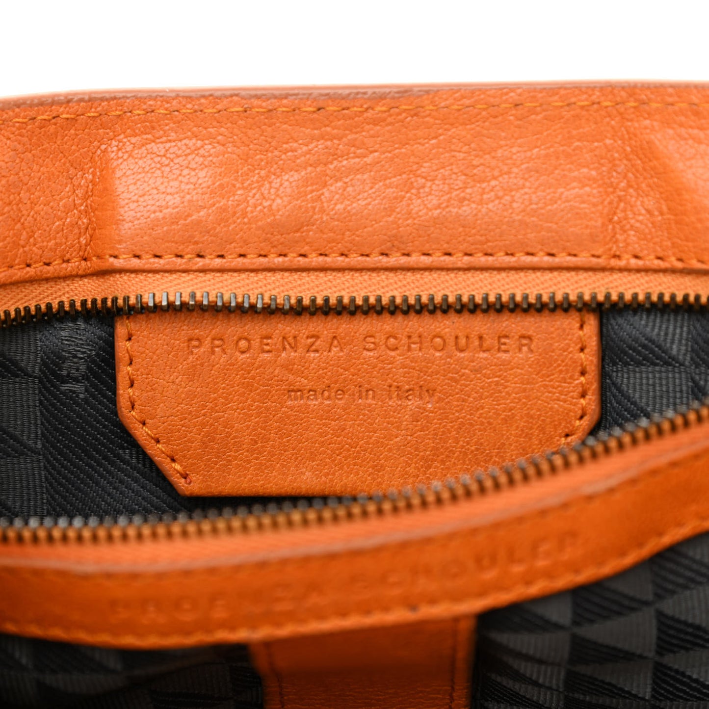 Lambskin Medium PS1 Satchel Saffron