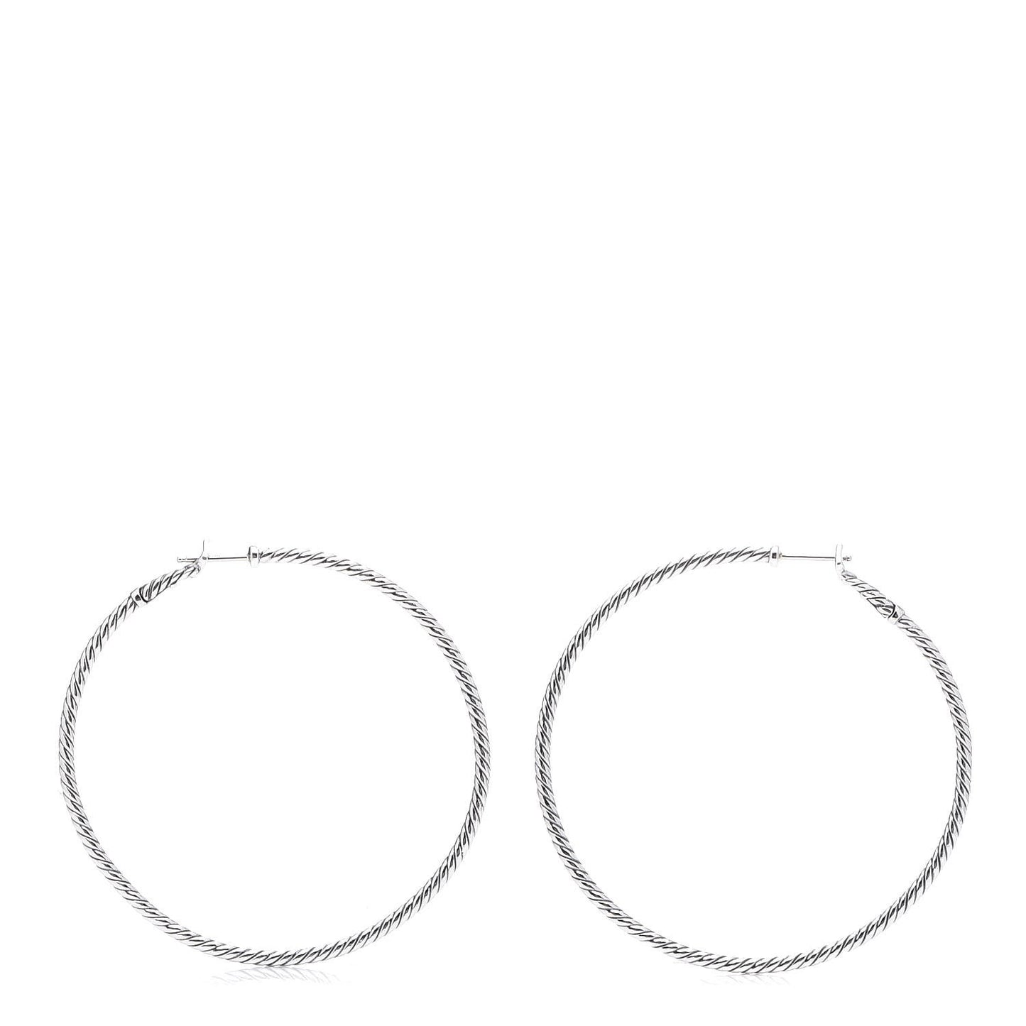 Sterling Silver Cable Classics Extra Large Hoop Earrings