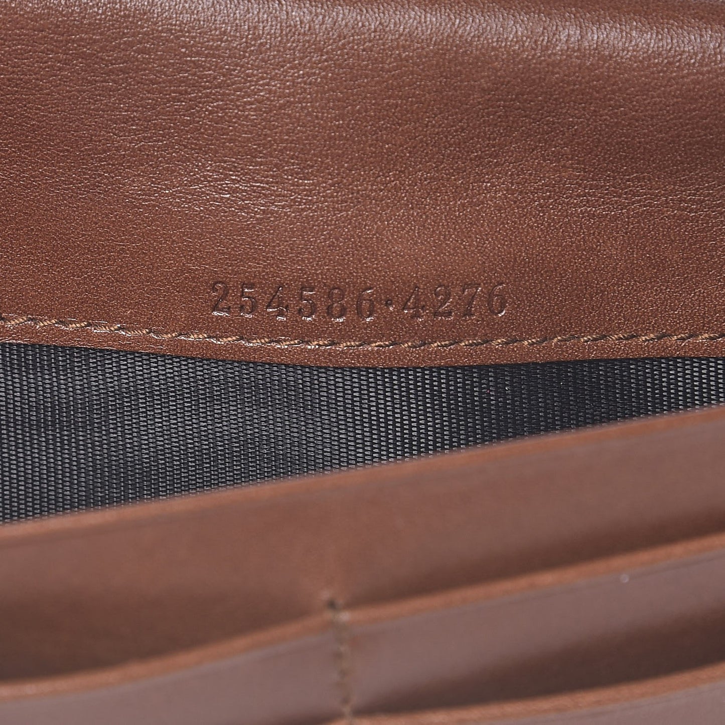 Guccissima Continental Flap Wallet Brown