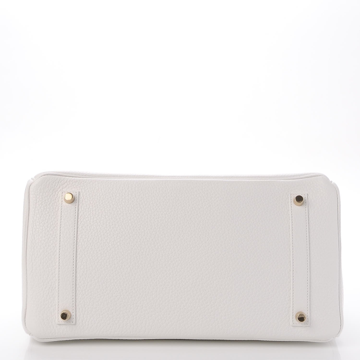 Hermes Taurillon Clemence Birkin 35 White 6 of 34