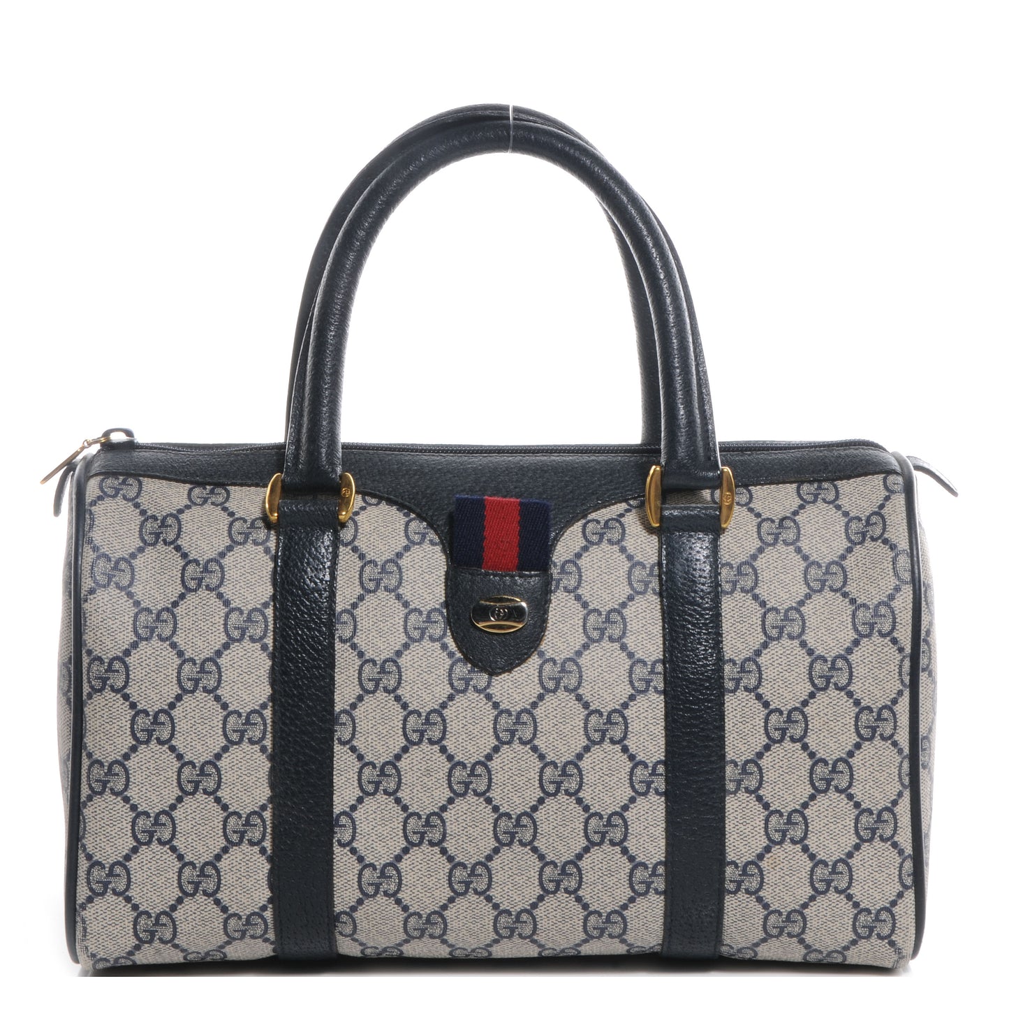 Monogram Web Boston Navy