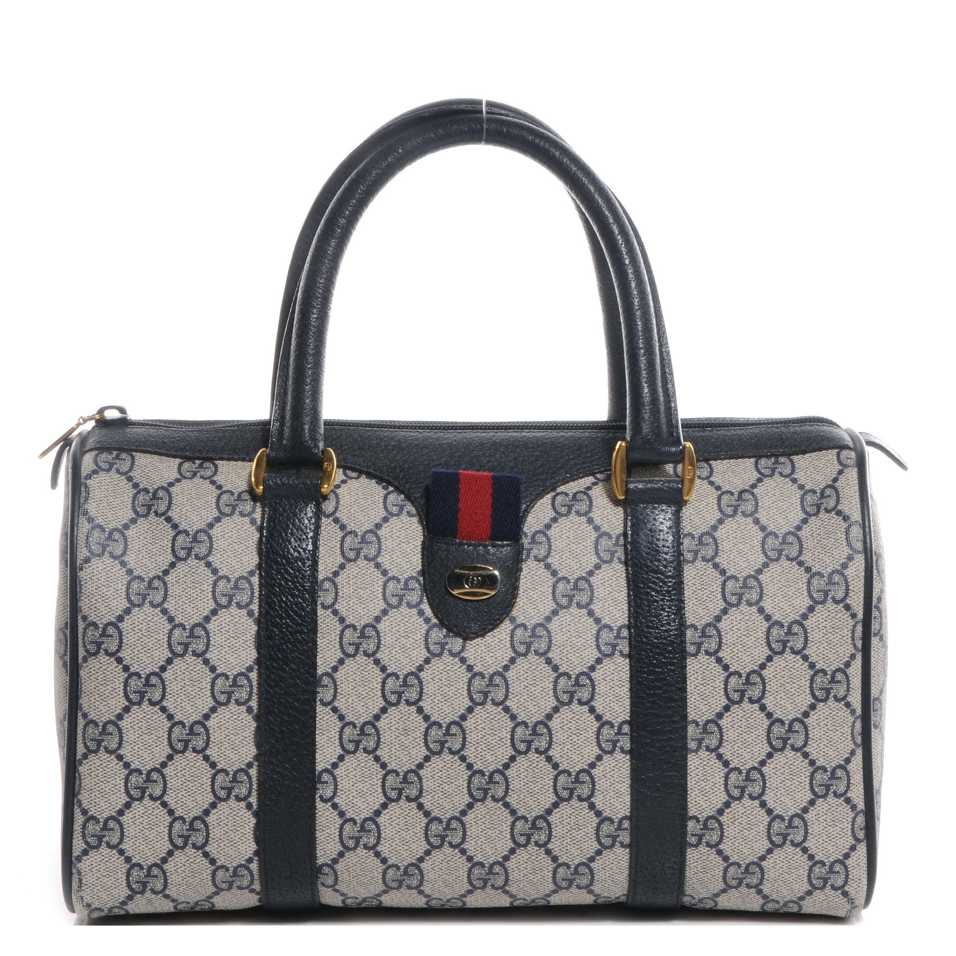 Gucci Monogram Web Boston Navy 1 of 8