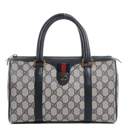 Gucci Monogram Web Boston Navy 1 of 8
