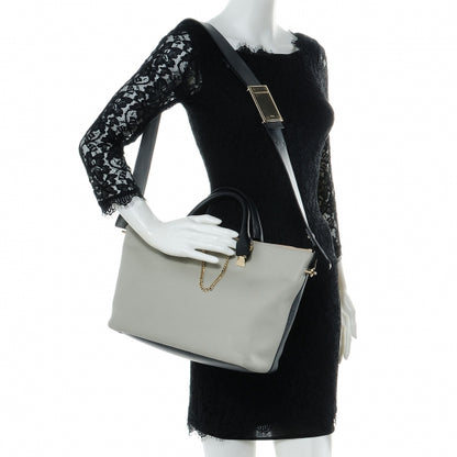 Chloe Smooth Calfskin Medium Baylee Tote Mushroom Black 2 of 9