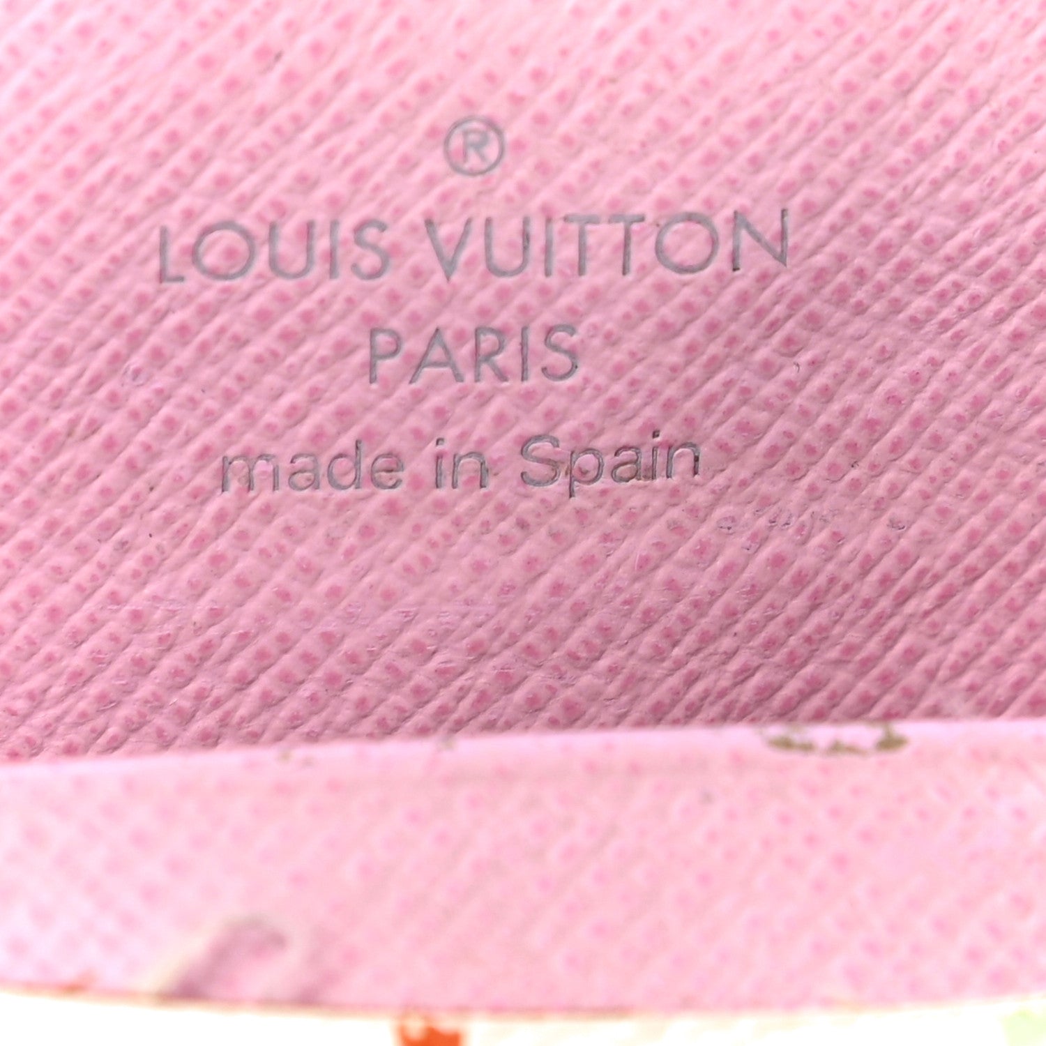 Louis Vuitton Monogram Multicolor Business Card Holder White Litchi 6 of 27