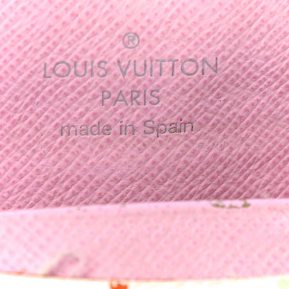 Louis Vuitton Monogram Multicolor Business Card Holder White Litchi 6 of 27