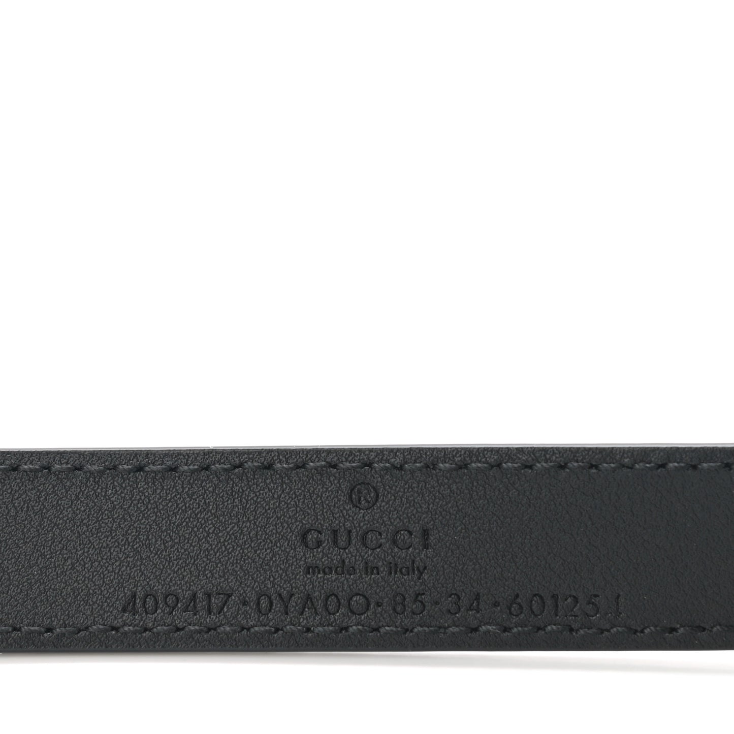 Calfskin Double G 20mm Belt 85 34 Black