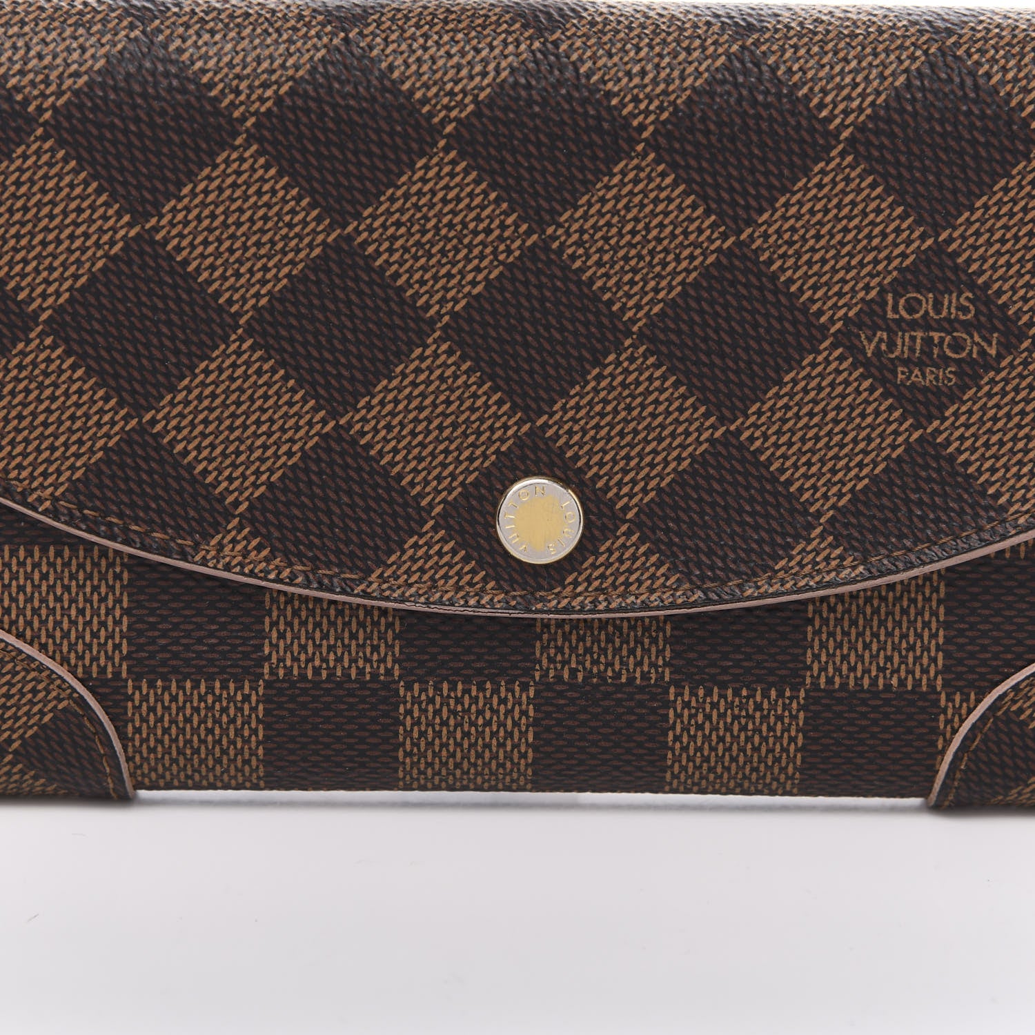 Louis Vuitton Damier Ebene Caissa Wallet Rose Ballerine 9 of 9