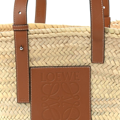 Loewe Raffia Basket Tote Bag Natural Tan 6 of 8