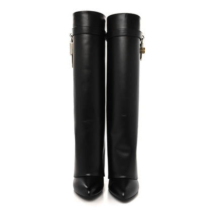 Givenchy Calfskin Shark Lock Pant Boots 38.5 Black 2 of 8