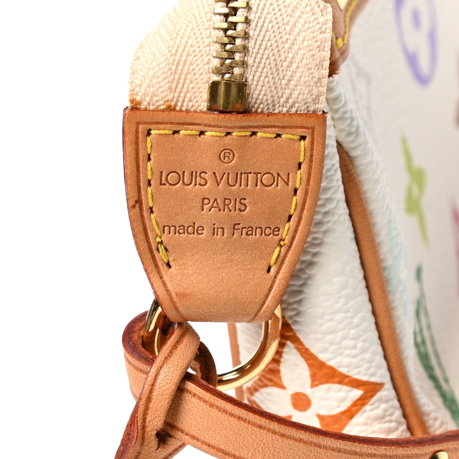 Louis Vuitton Monogram Multicolor Pochette Accessories White 7 of 7