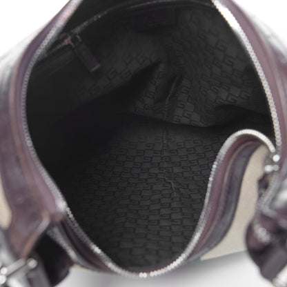 Gucci Canvas Web GG Reins Hobo Brown 5 of 11