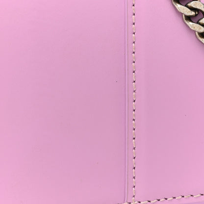 Balenciaga Shiny Box Calfskin Tonal B Hourglass Chain Bag Liliac 9 of 18