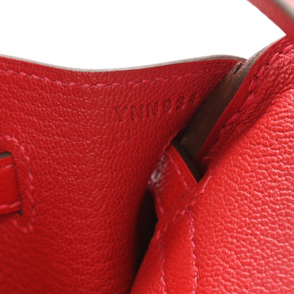 Hermes Taurillon Novillo Birkin 25 Geranium 7 of 11