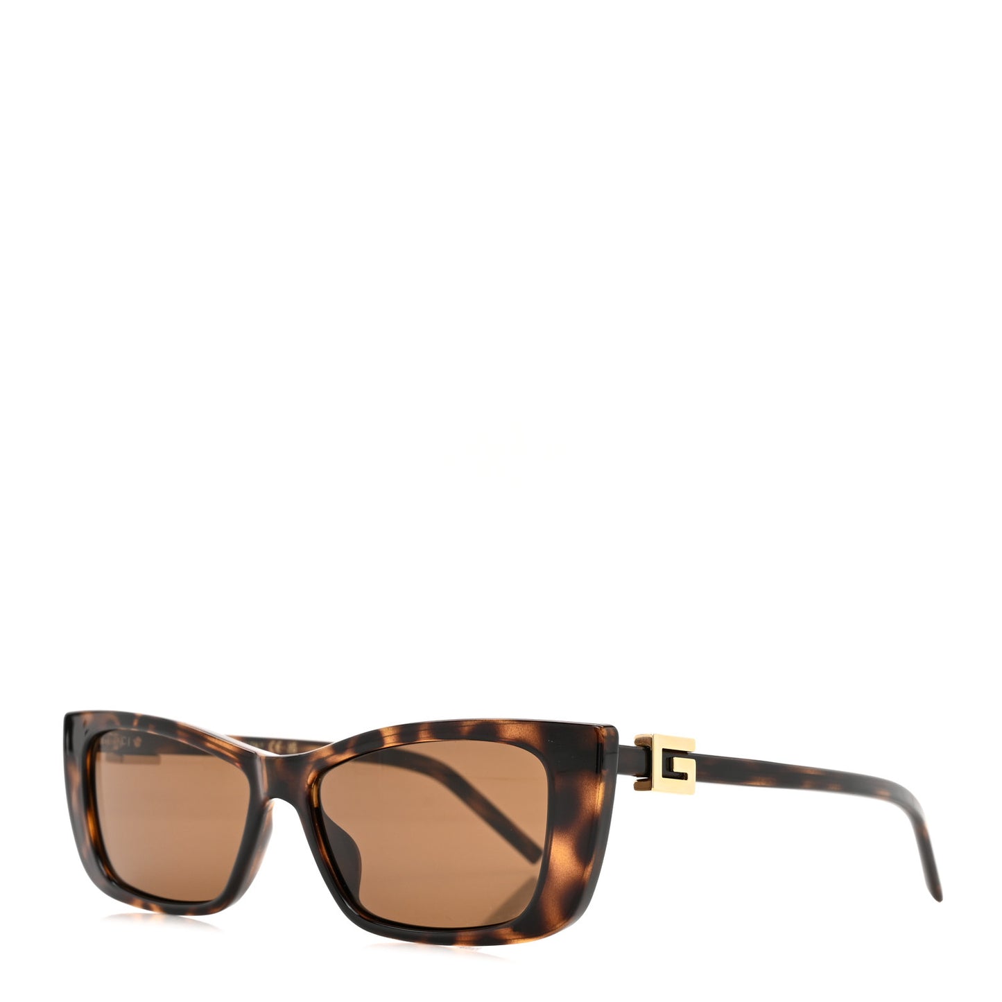 Acetate Rectangle Frame Sunglasses GG1681S Brown