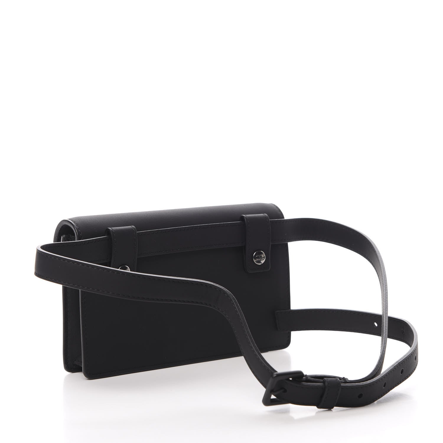Christian Dior Ultra Matte Calfskin Saddle Belt Bag Black 3 of 13
