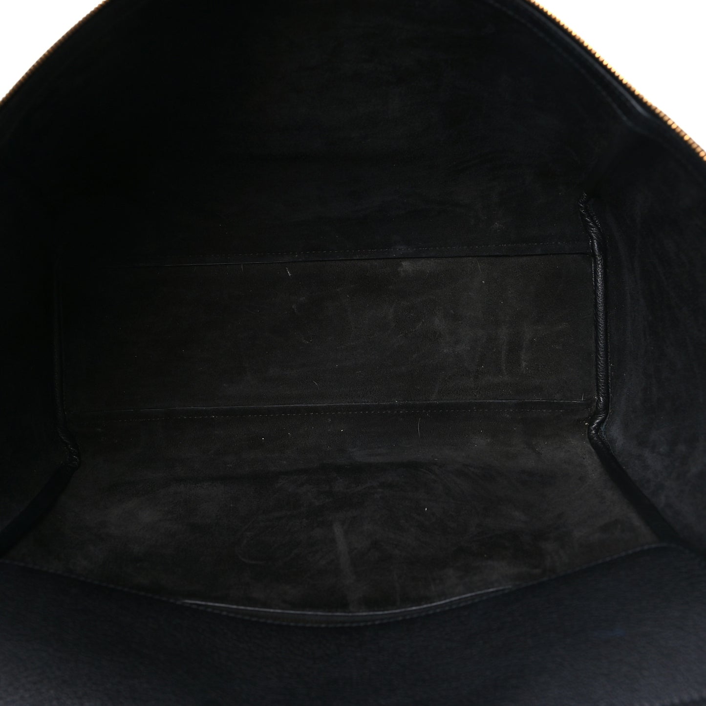 Supple Shiny Lambskin Medium Smiling New Luggage Black