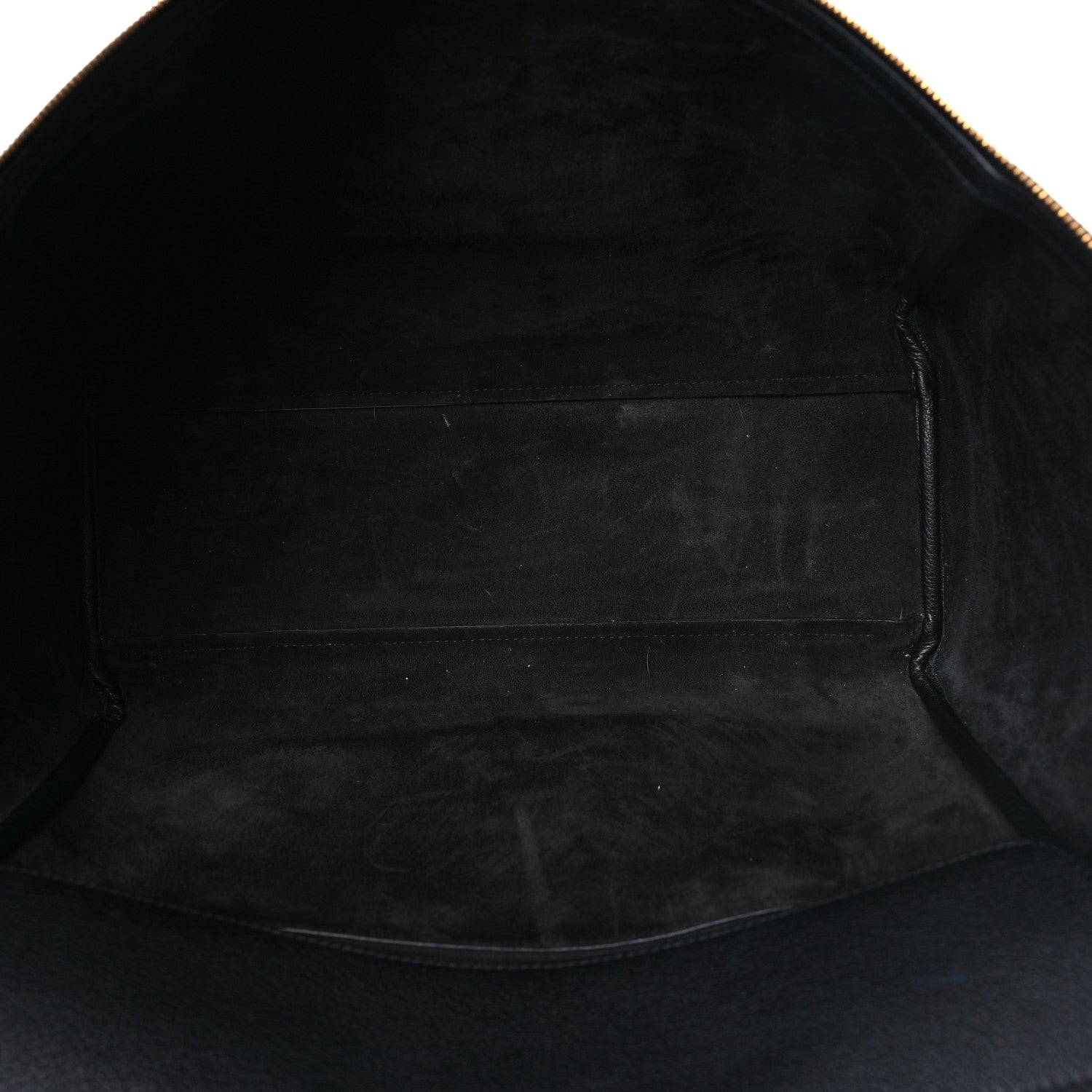 Celine Supple Shiny Lambskin Medium Smiling New Luggage Black 5 of 10