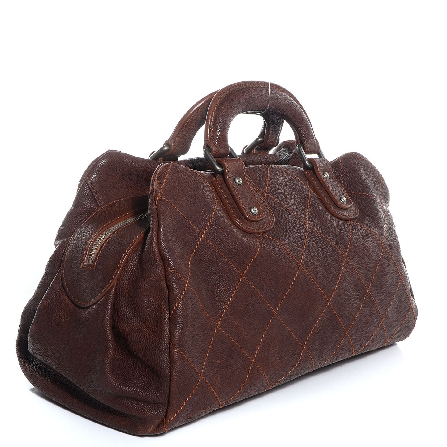 Caviar Large Outdoor Ligne Doctor Bag Brown