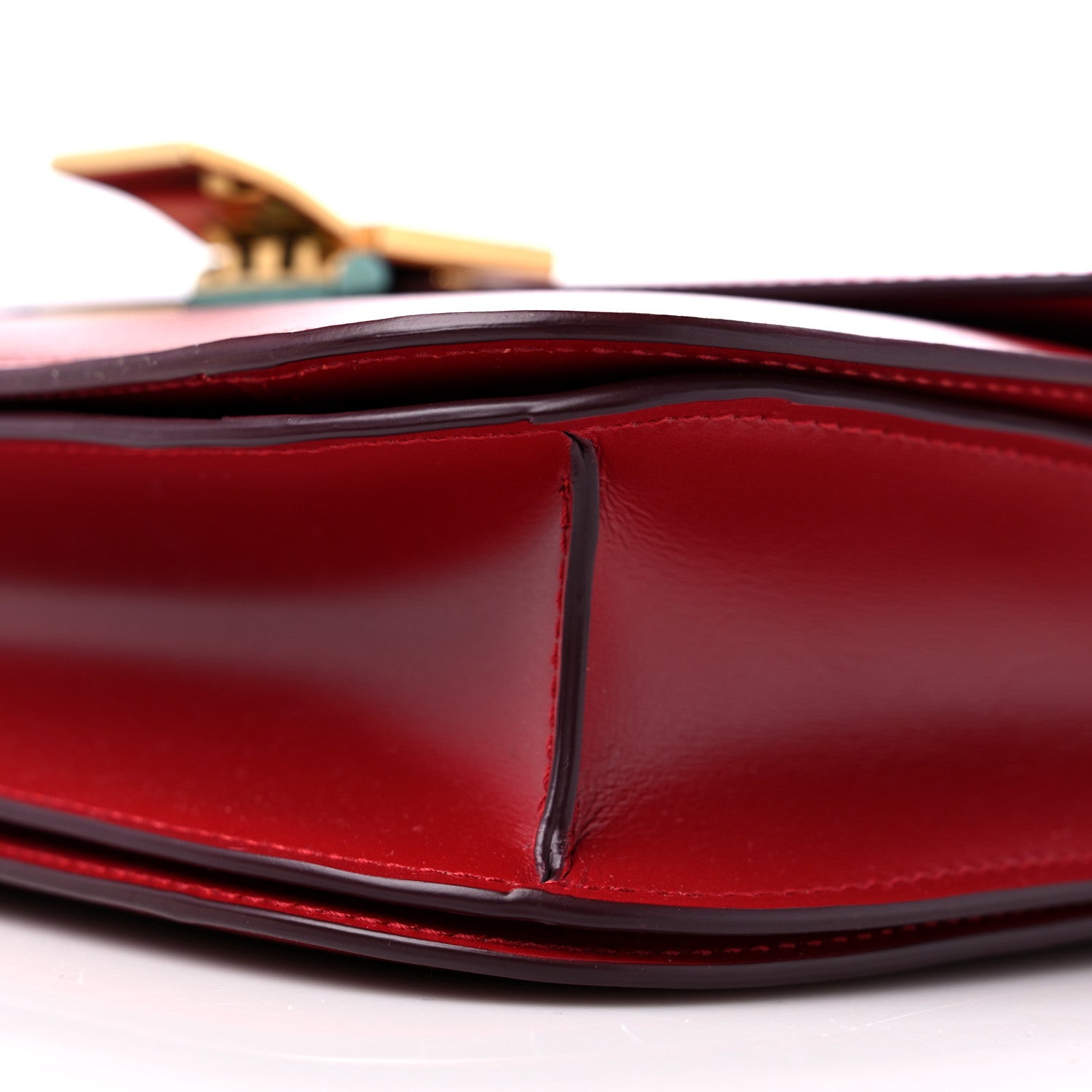 Celine Box Calfskin Medium Classic Box Flap Bag Red 8 of 11